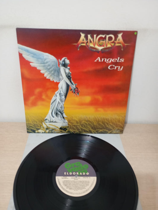 Lp Vinil Angra Angels Cry Com Encarte