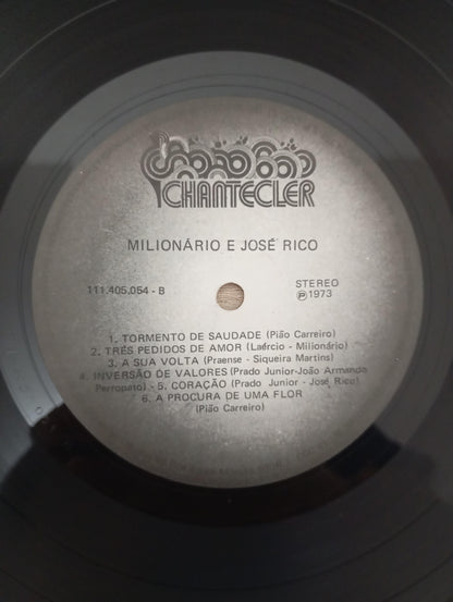 Lp Vinil Milionário e José Rico 1973