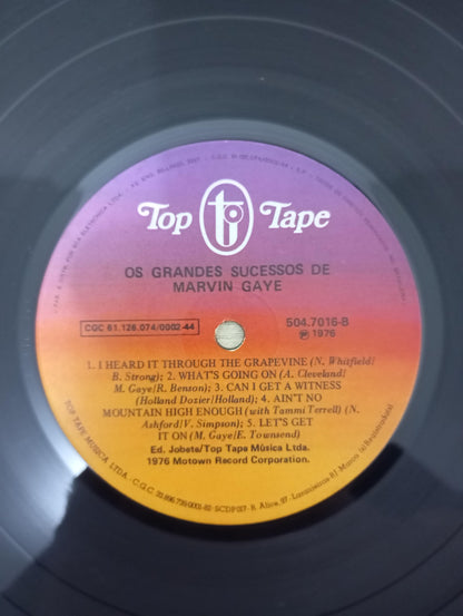 Disco Vinil Os Grandes Sucessos De Marvin Gaye Marvin Gaye A
