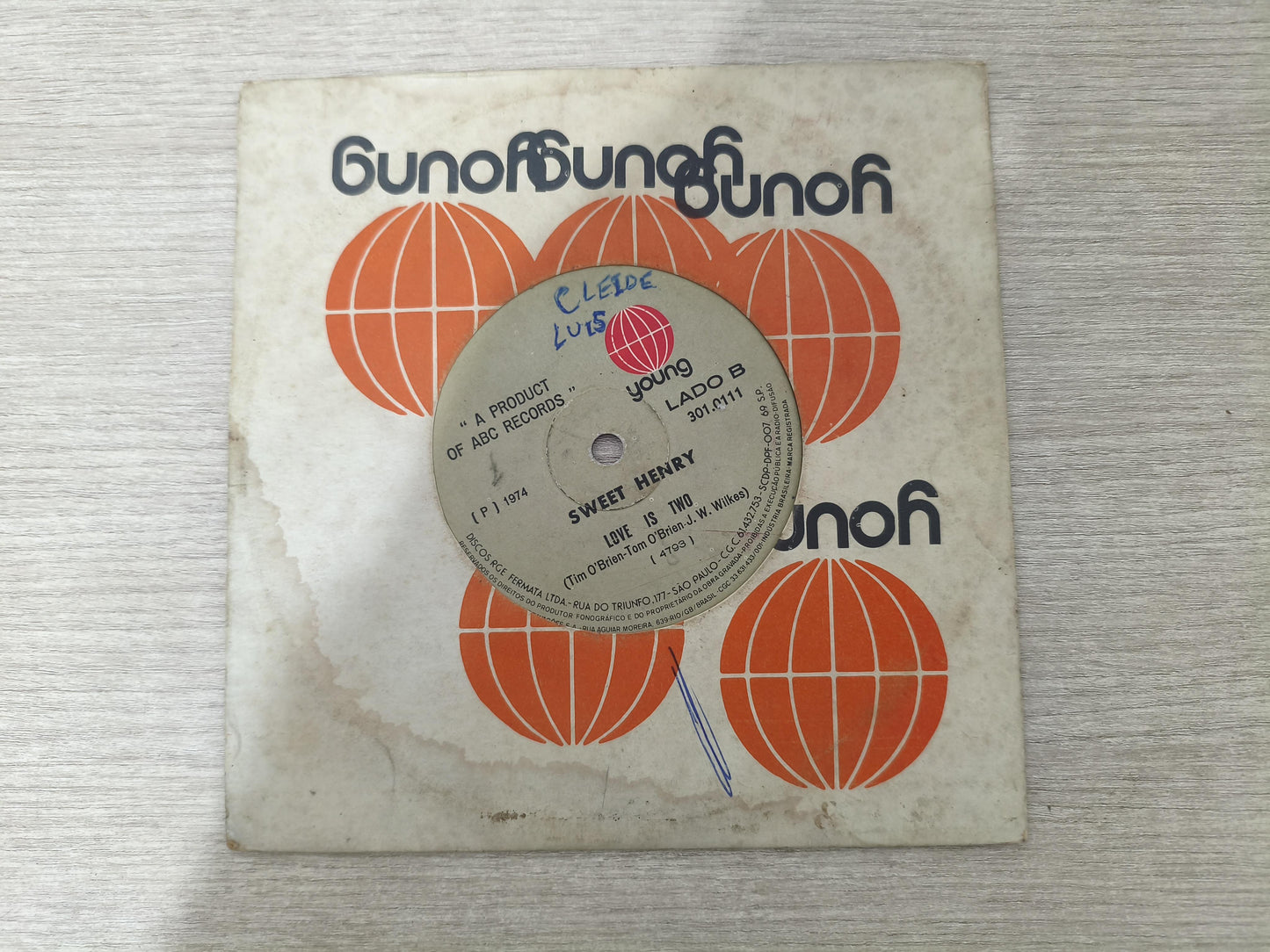 Compacto Vinil Sweet Henry Fallin' In Love With Baby