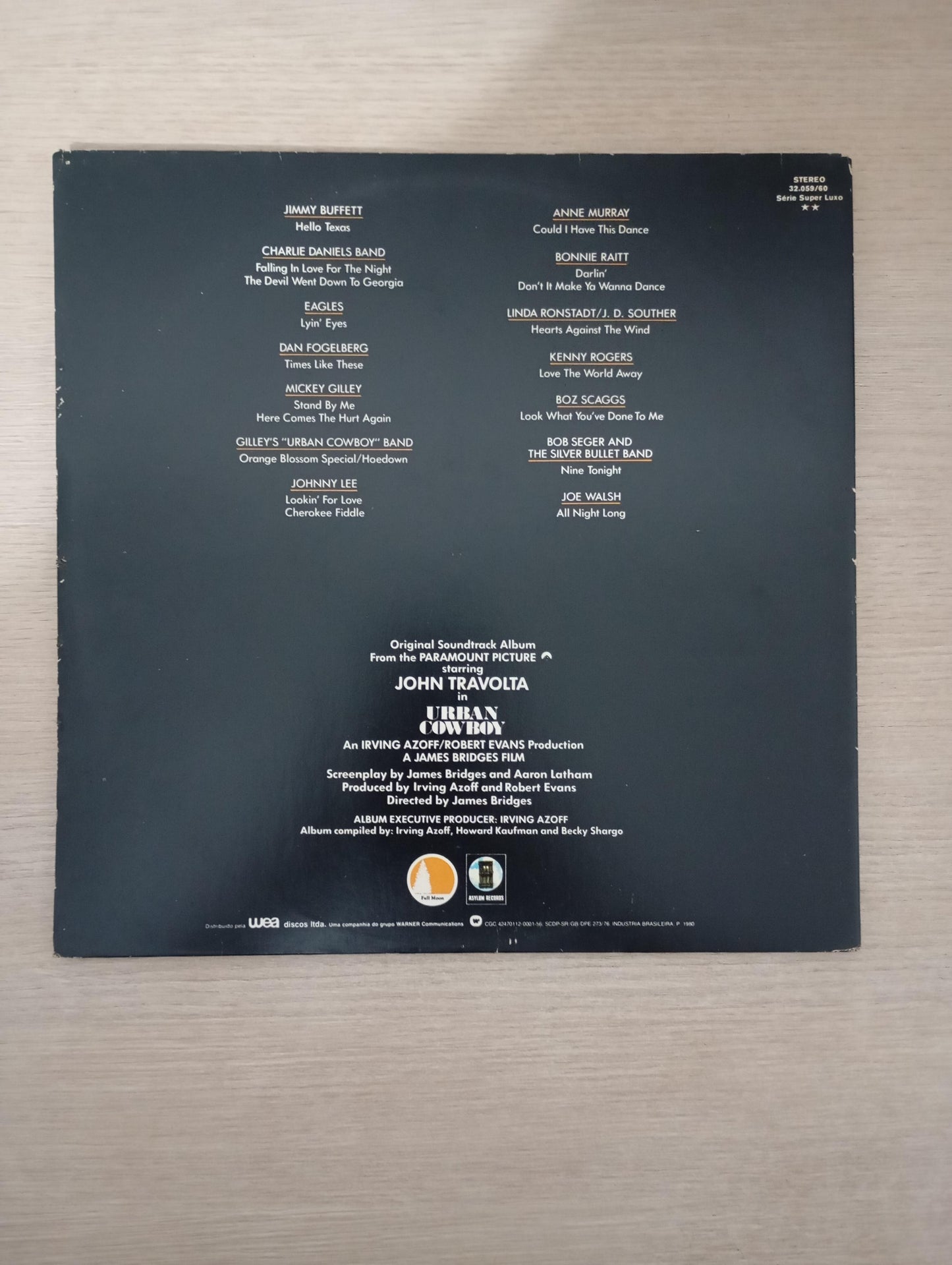 Lp Vinil John Travolta Urban Cowboy Urbano Duplo C Encartes