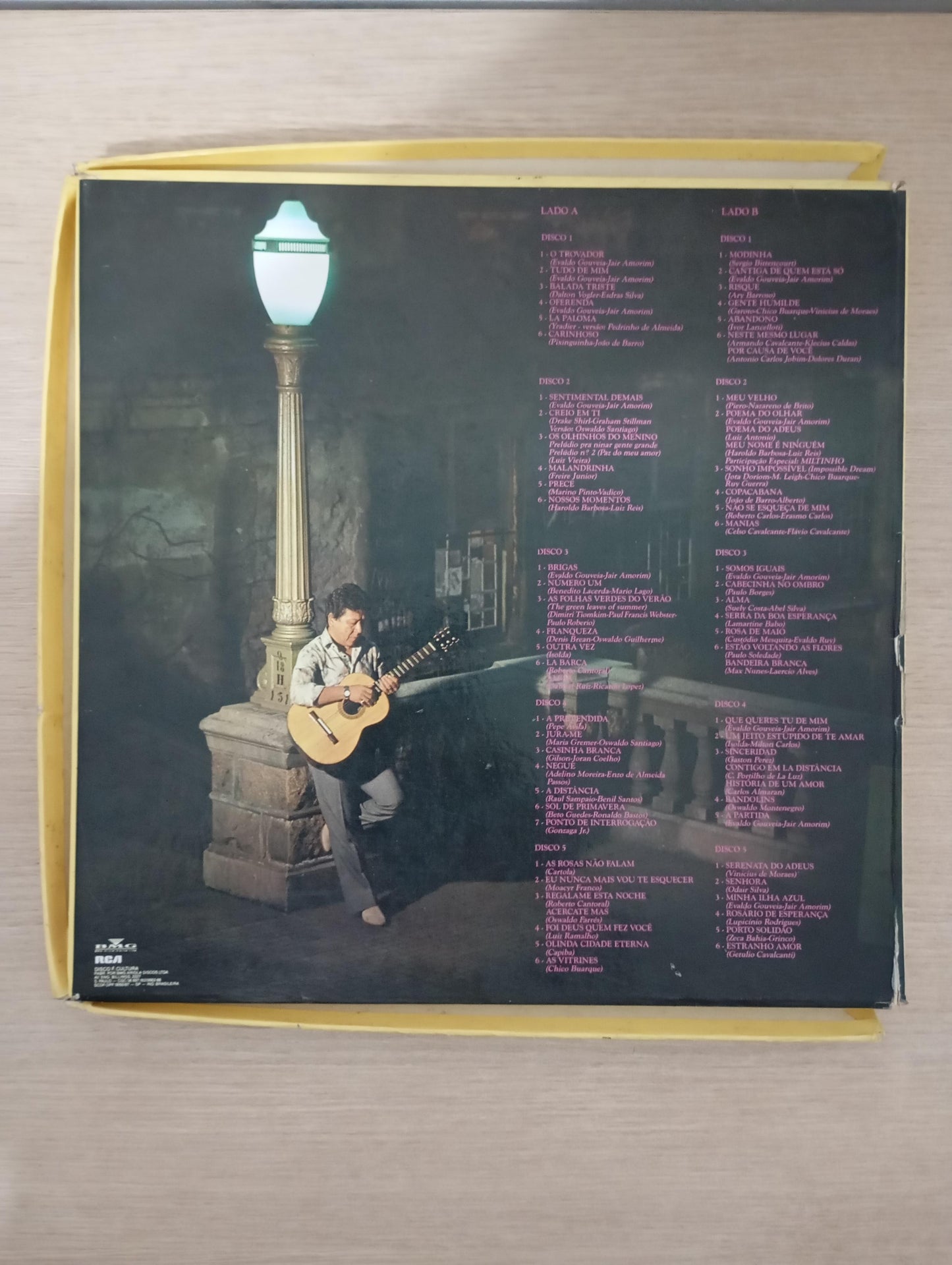 Lp Vinil Box Altemar Dutra Trovador 20 Anos Sucesso 5 LPs