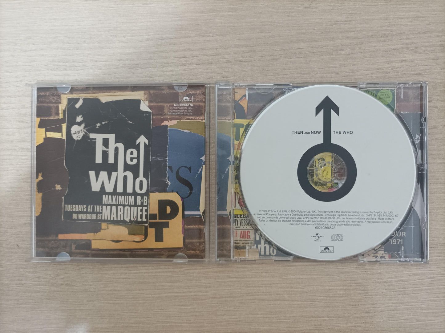 CD The Who Then And Now