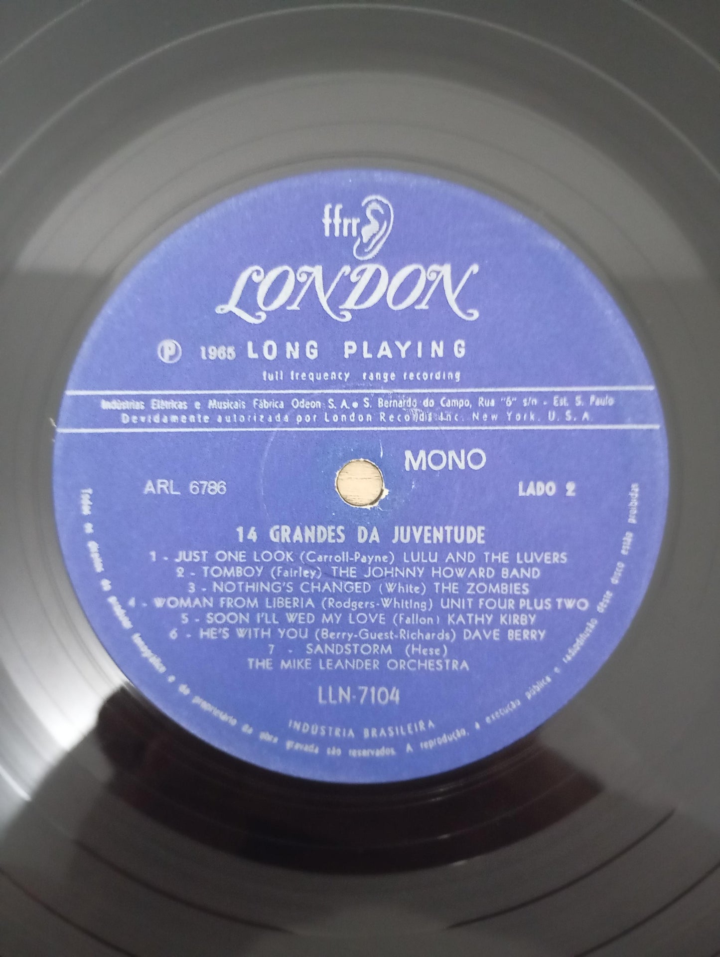 Lp Vinil 14 Grandes da Juventude