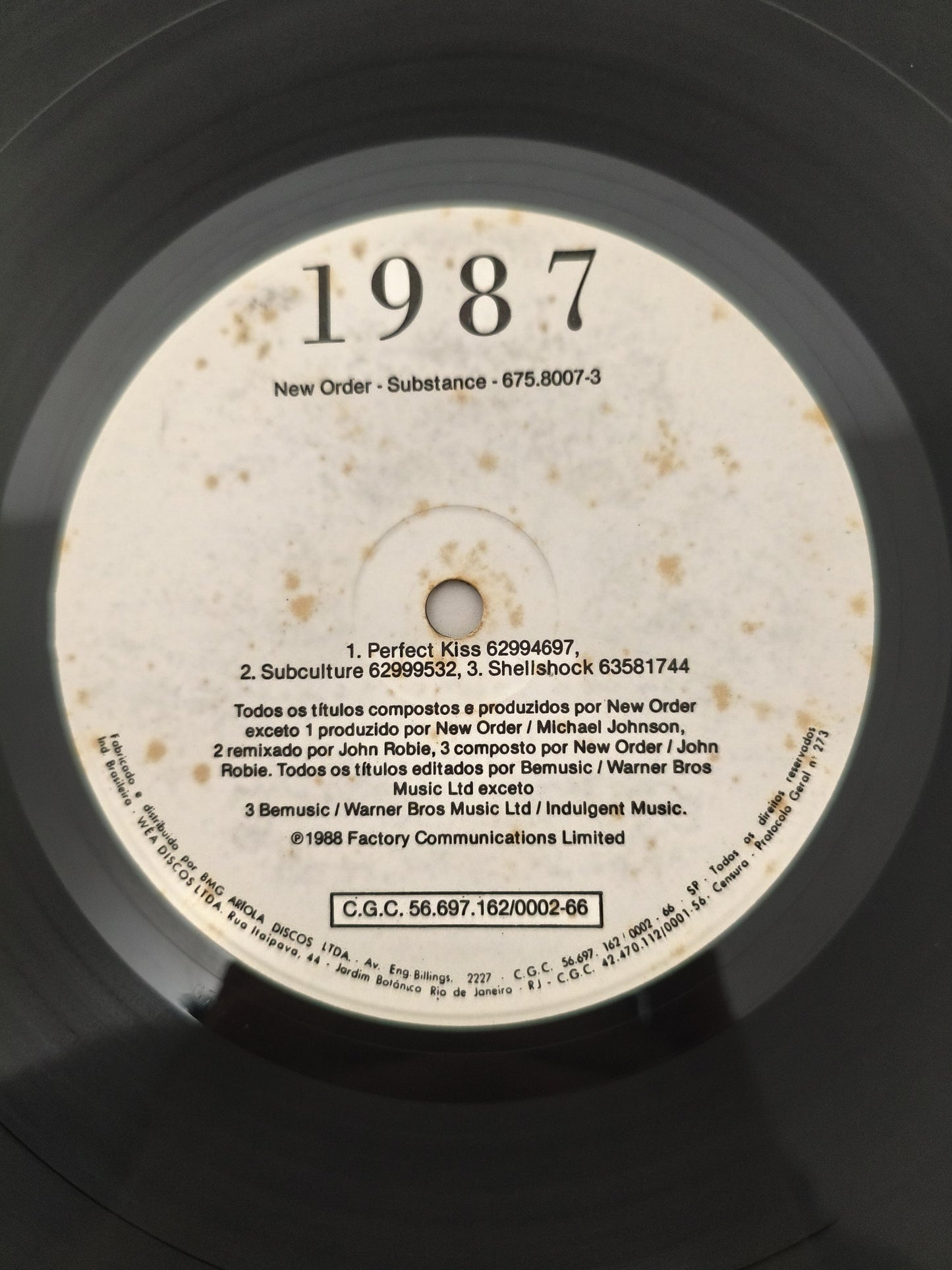 Lp Vinil New Order Substance Duplo Com Encartes