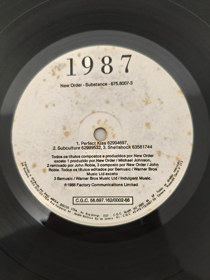 Lp Vinil New Order Substance Duplo Com Encartes