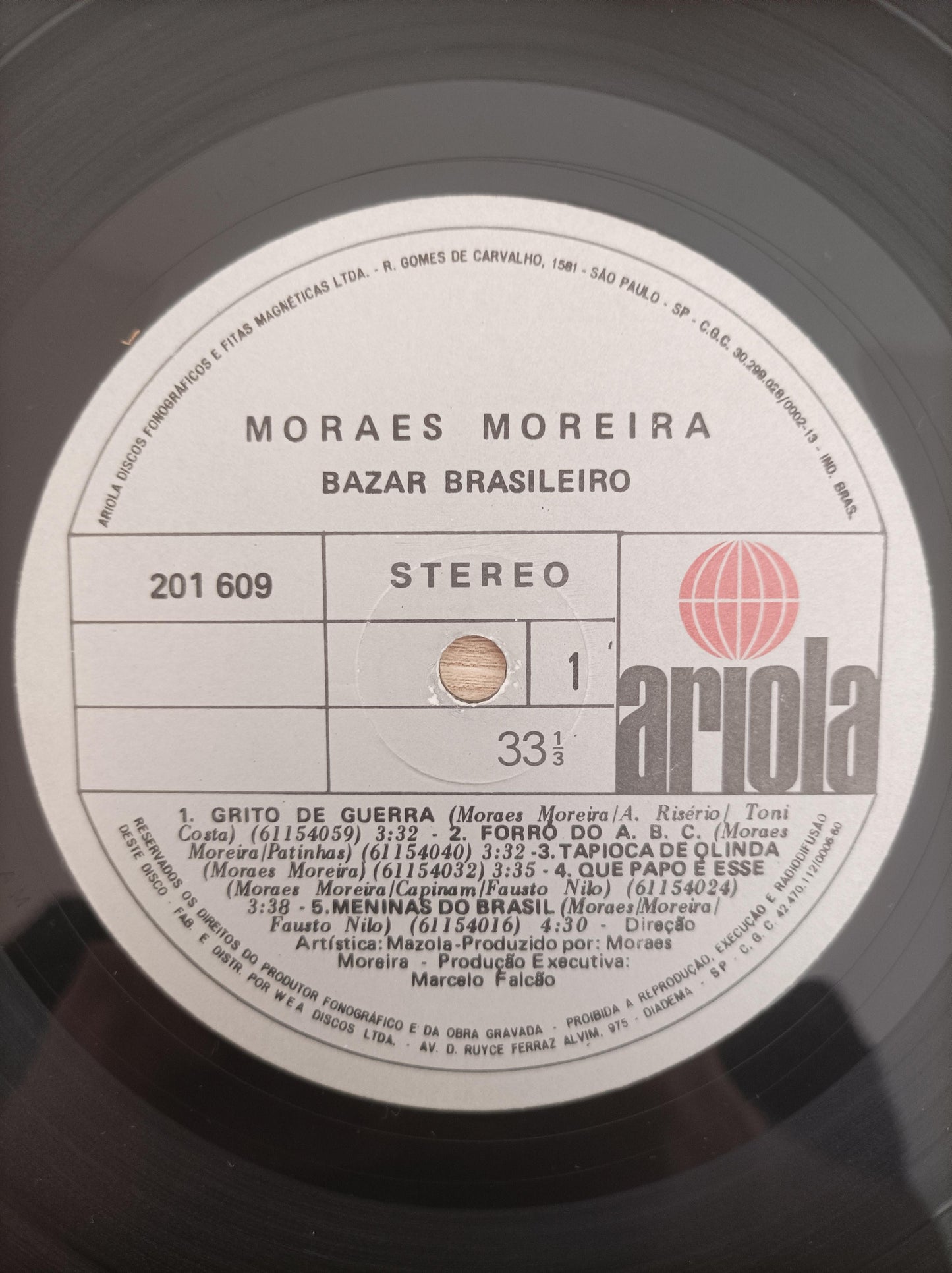 Lp Vinil Moraes Moreira Bazar Brasileiro Com Encartes