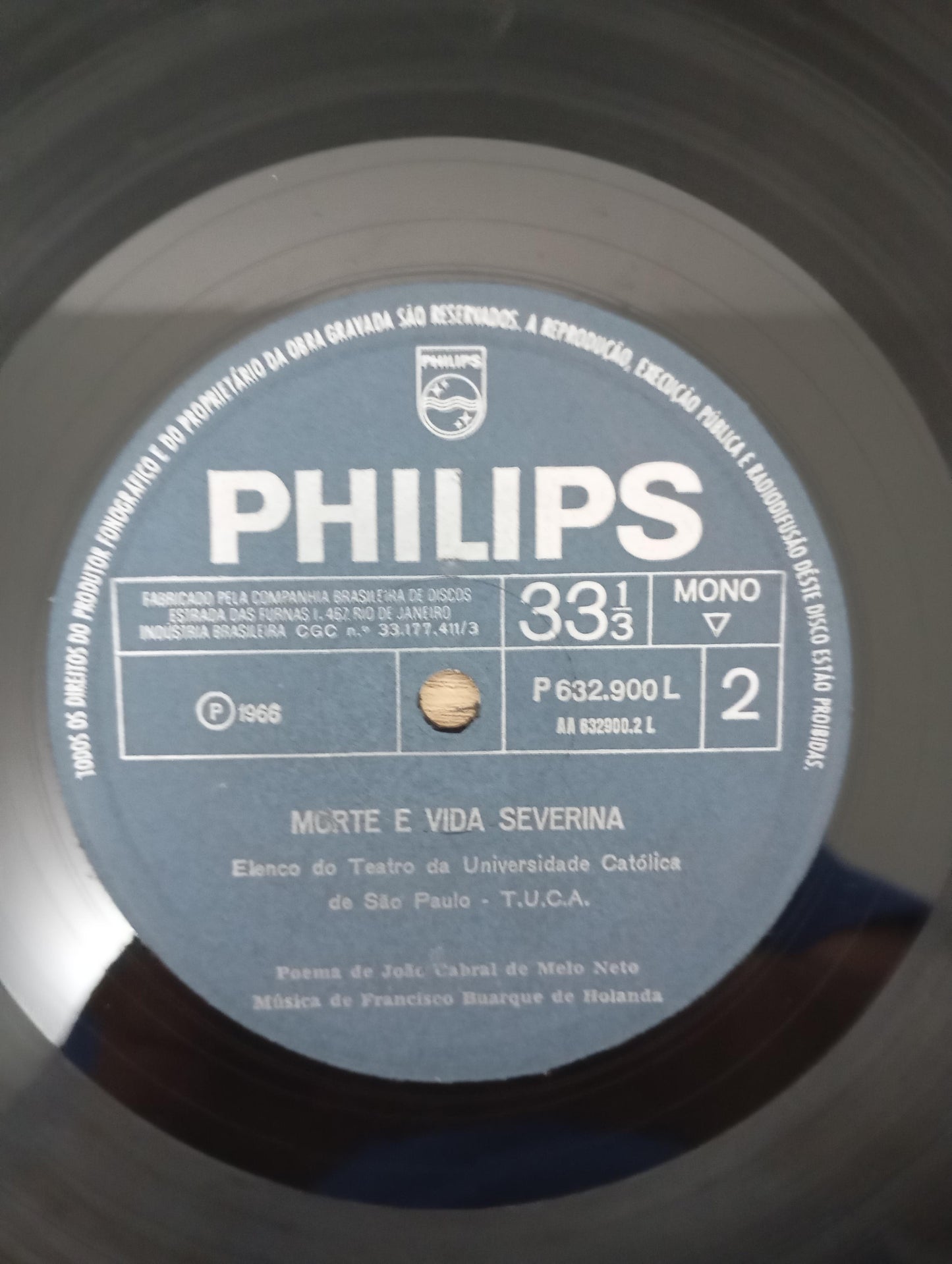 Lp Vinil Chico Buarque Elenco do Tuca Morte E Vida Severina