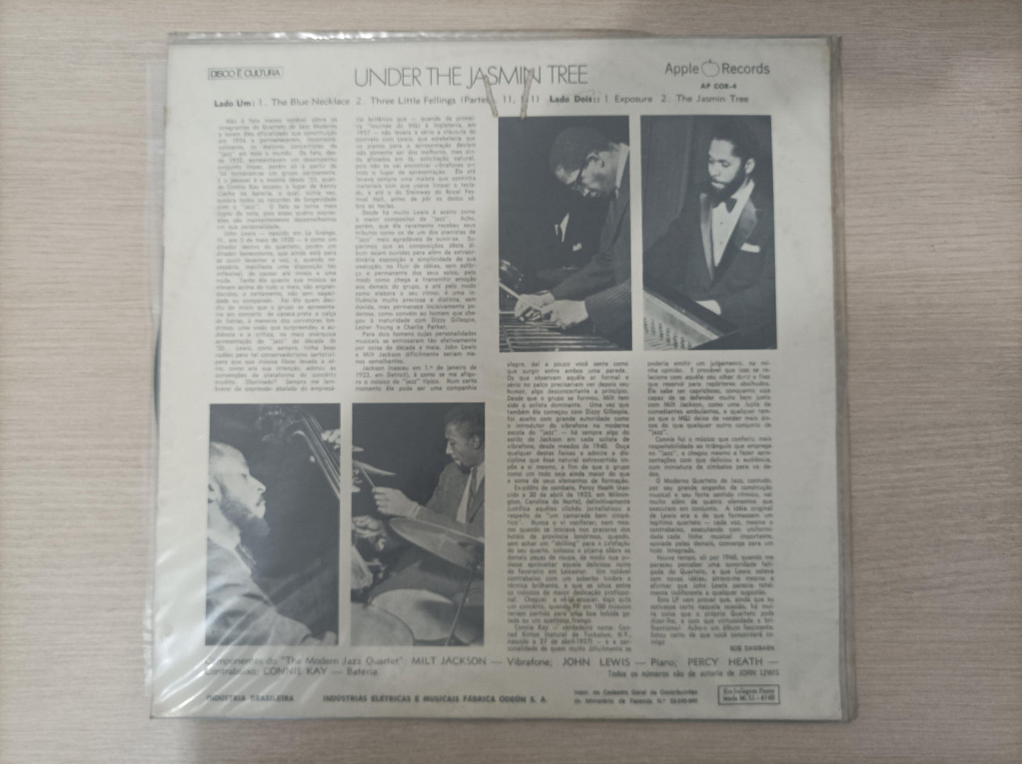 Lp Vinil The Modern Jazz Quartet Under The Jasmin Tree