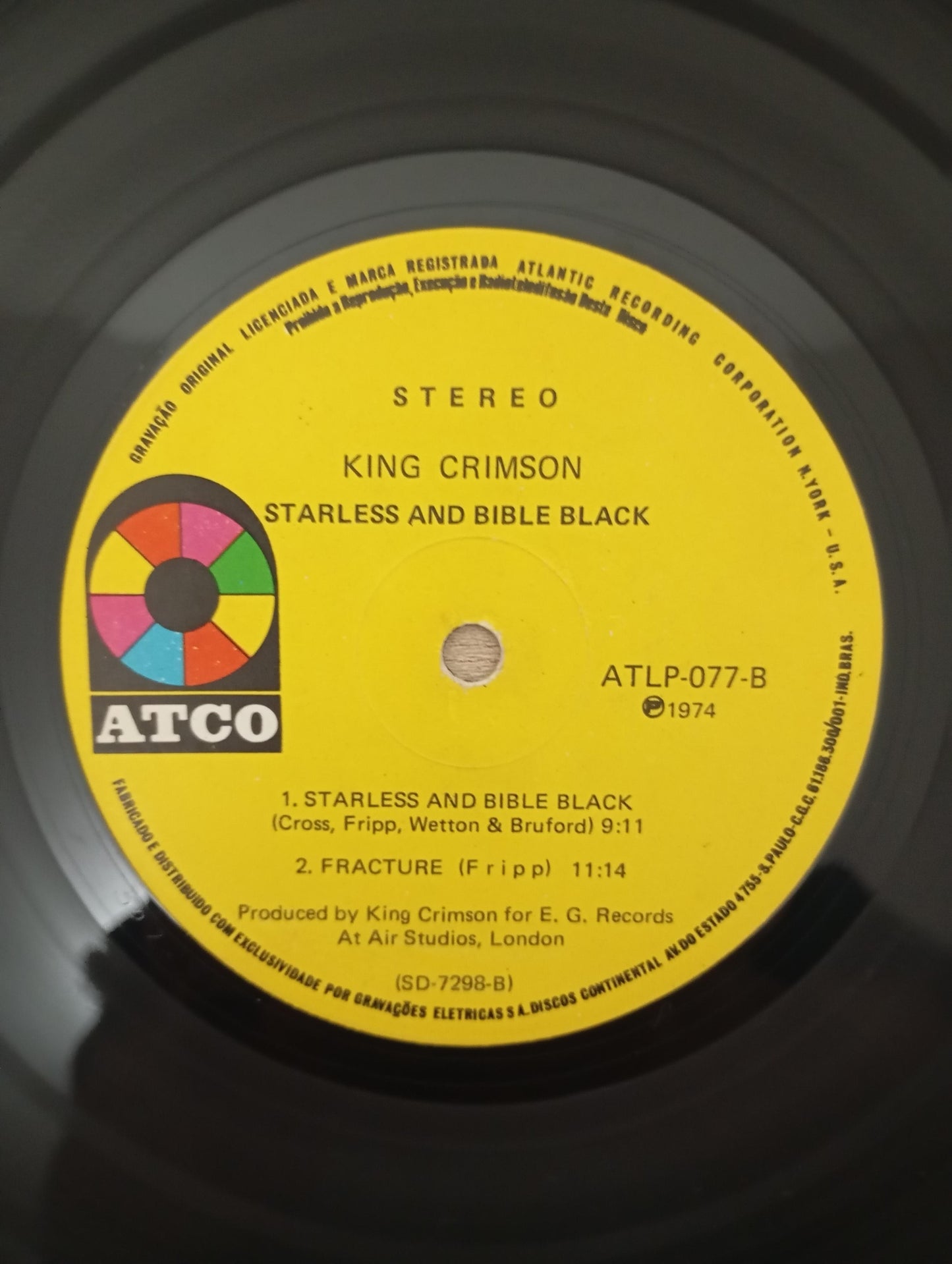 Lp Vinil King Crimson Starless And Bible Black