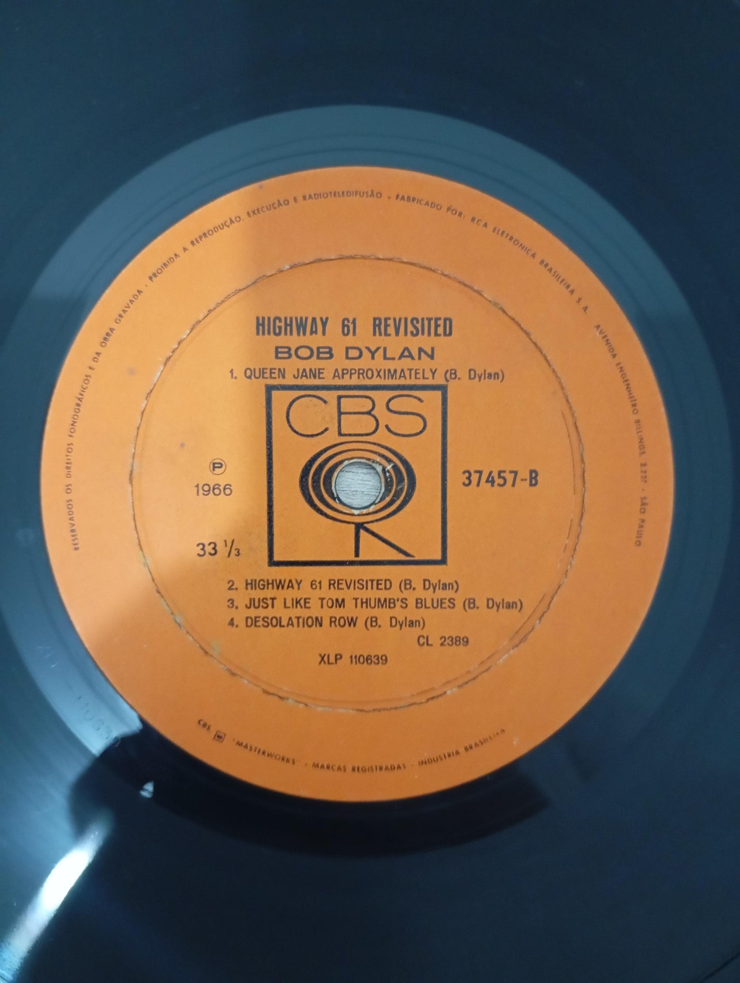 Lp Vinil Bob Dylan Highway 61 Revisited