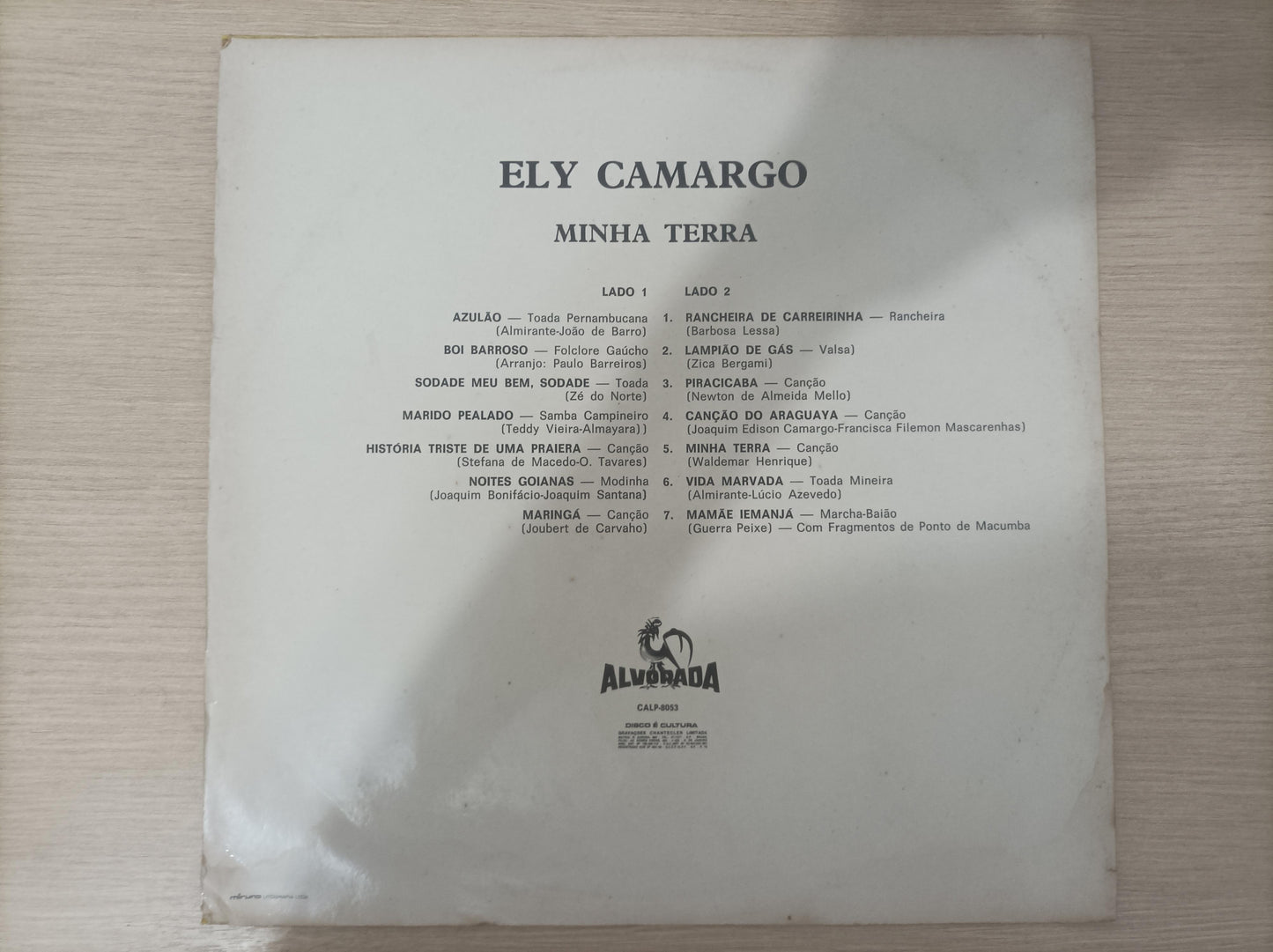 Lp Vinil Ely Camargo Minha Terra
