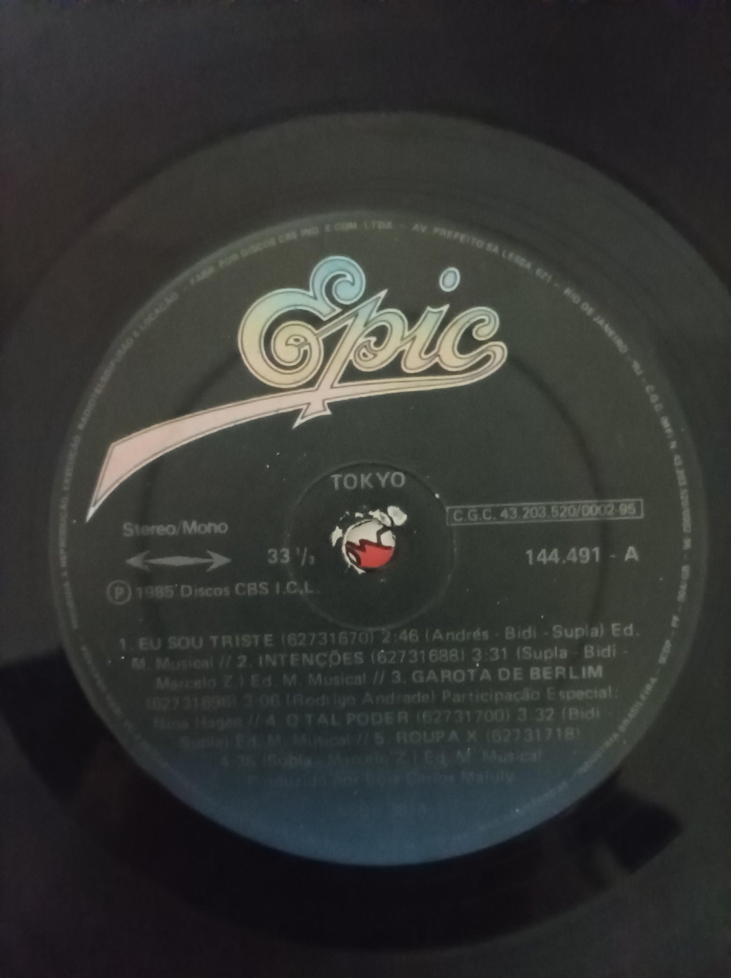 Lp Vinil Tokyo Humanos Com Encarte