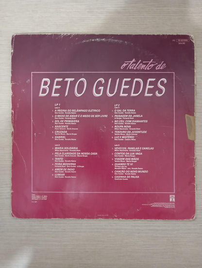 Lp Vinil Beto Guedes O Talento De Beto Guedes Duplo
