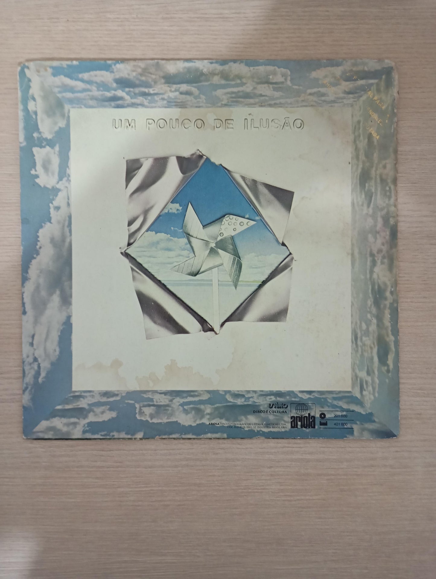 Lp Vinil Toquinho & Vinicius Um Pouco De Ilusão Com Encarte
