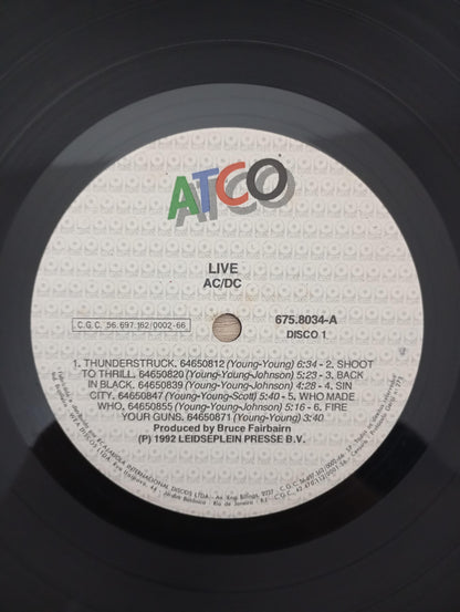 Lp Vinil AC/DC Live Duplo