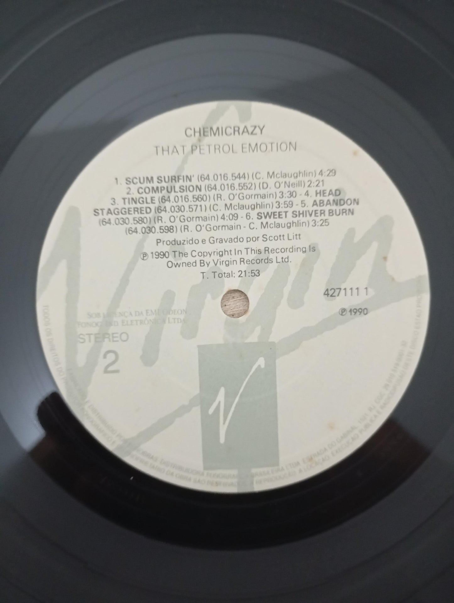 Lp Vinil That Petrol Emotion Chemicrazy Com Encarte