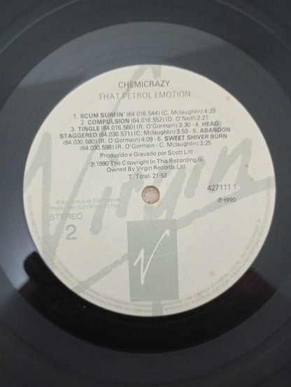 Lp Vinil That Petrol Emotion Chemicrazy Com Encarte