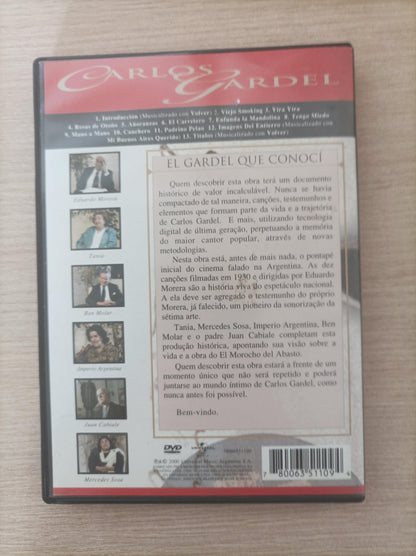 DVD Carlos Gardel El Gardel Que Conocí