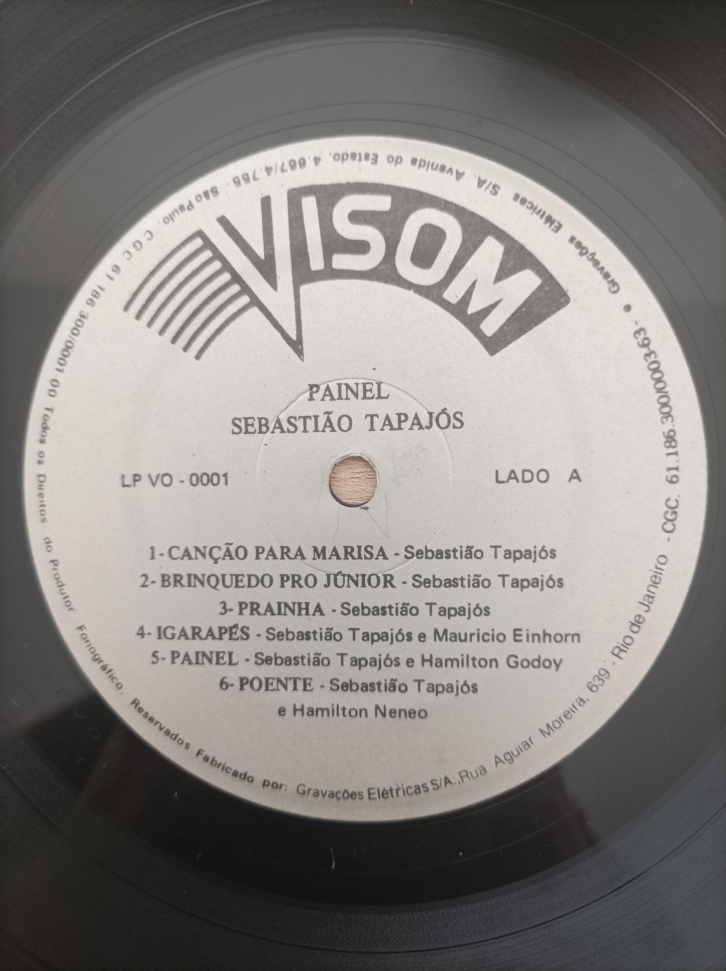 Lp Vinil Sebastião Tapajós Painel