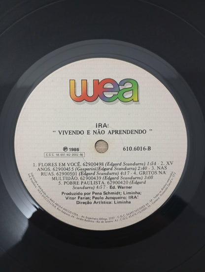 Lp Vinil Ira! Vivendo E Não Aprendendo