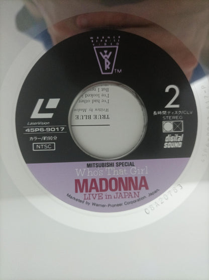 LD LaserDisc Madonna Who That Girl Japan C Encarte Importado