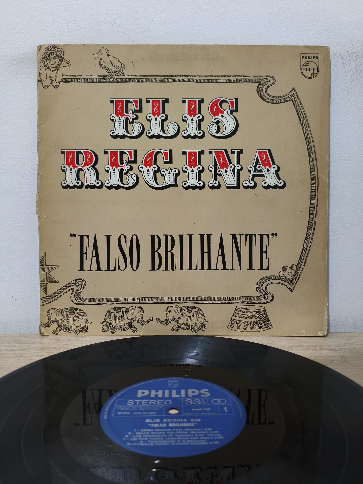 Lp Vinil Elis Regina Falso Brilhante Capa Dupla