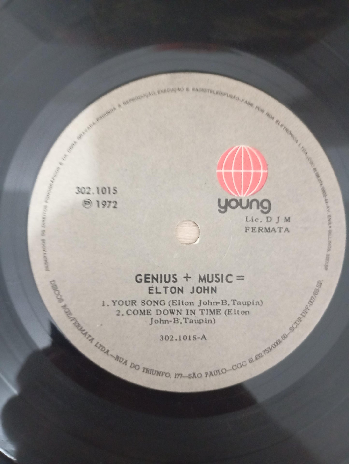 Compacto Vinil Elton John Genius + Music