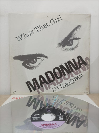 LD LaserDisc Madonna Who That Girl Japan C Encarte Importado