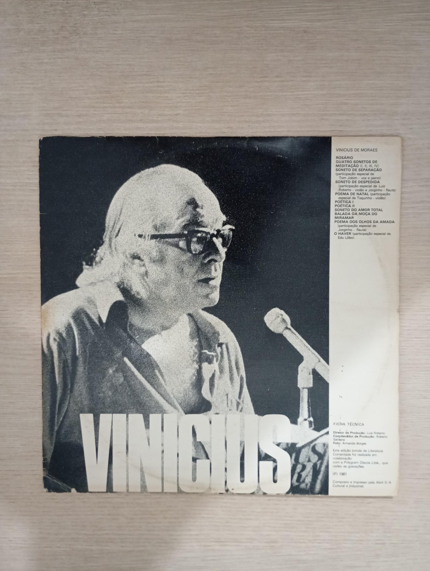 Lp Vinil Vinicius De Moraes Vinicius & Drummond