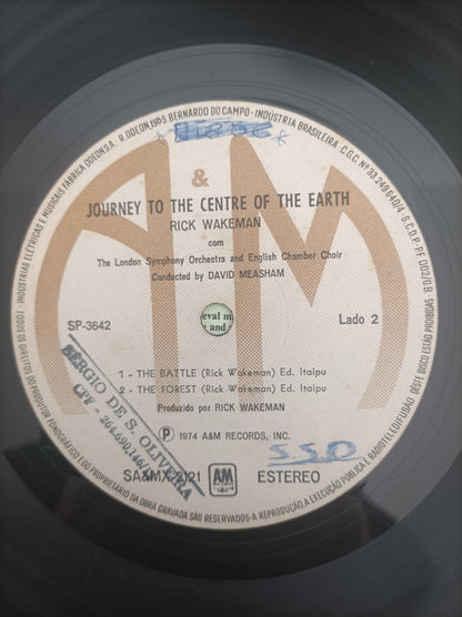 Disco Vinil Journey To The Centre Rick Wakeman Com Encarte A