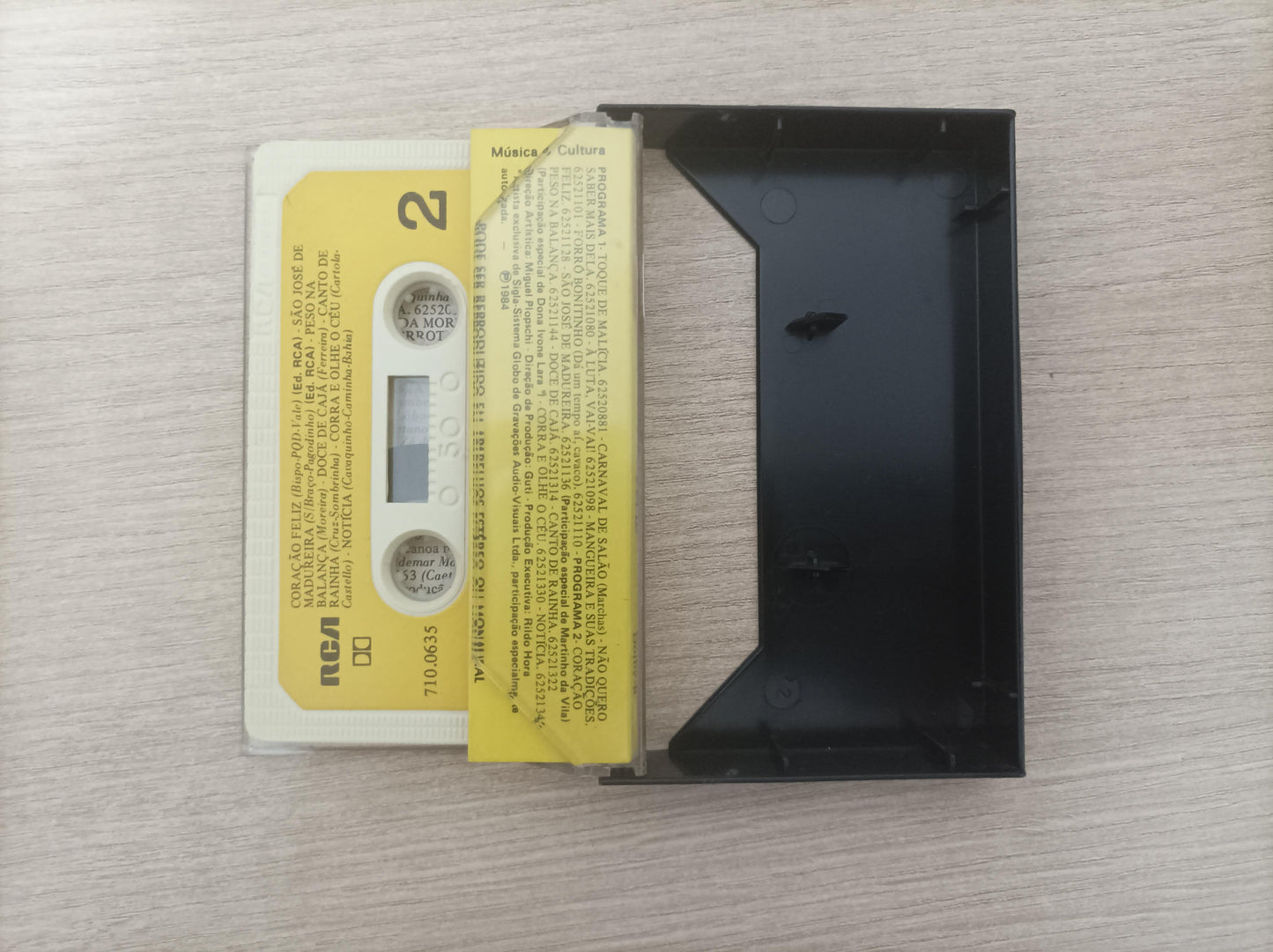 Fita K7 Cassete Beth Carvalho Coração Feliz