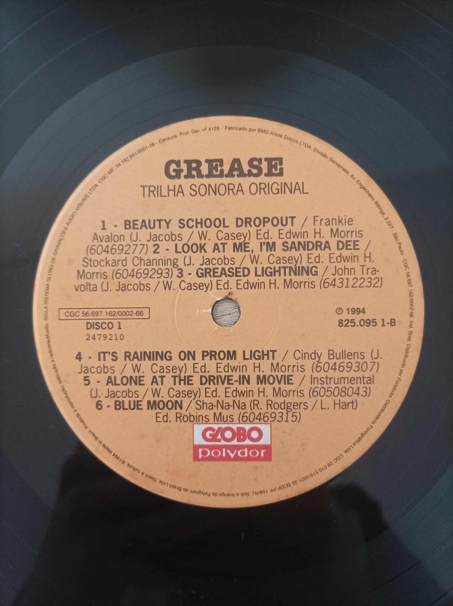 Lp Vinil Nos tempos da brilhantina Grease Duplo com encarte