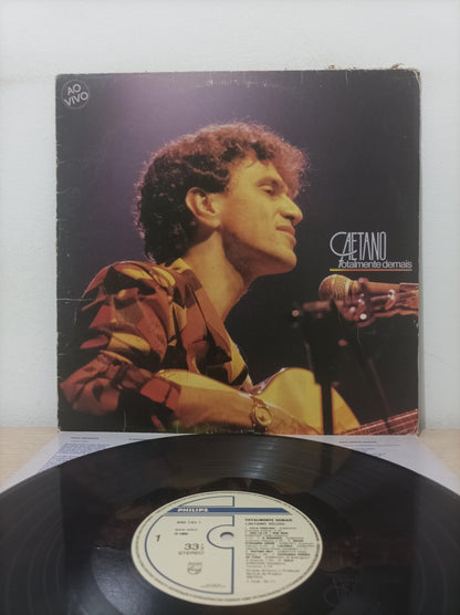 Disco Vinil Totalmente Demais Caetano Veloso Com Encarte A
