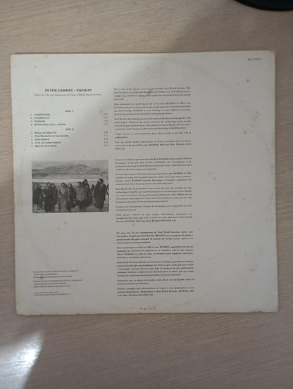 Lp Vinil Peter Gabriel Passion Duplo Com Encartes
