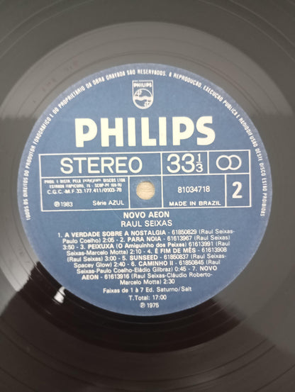 Lp Vinil Raul Seixas Novo Aeon