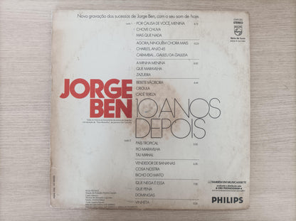 Disco Vinil 10 Anos Depois Jorge Ben Capa Dupla A