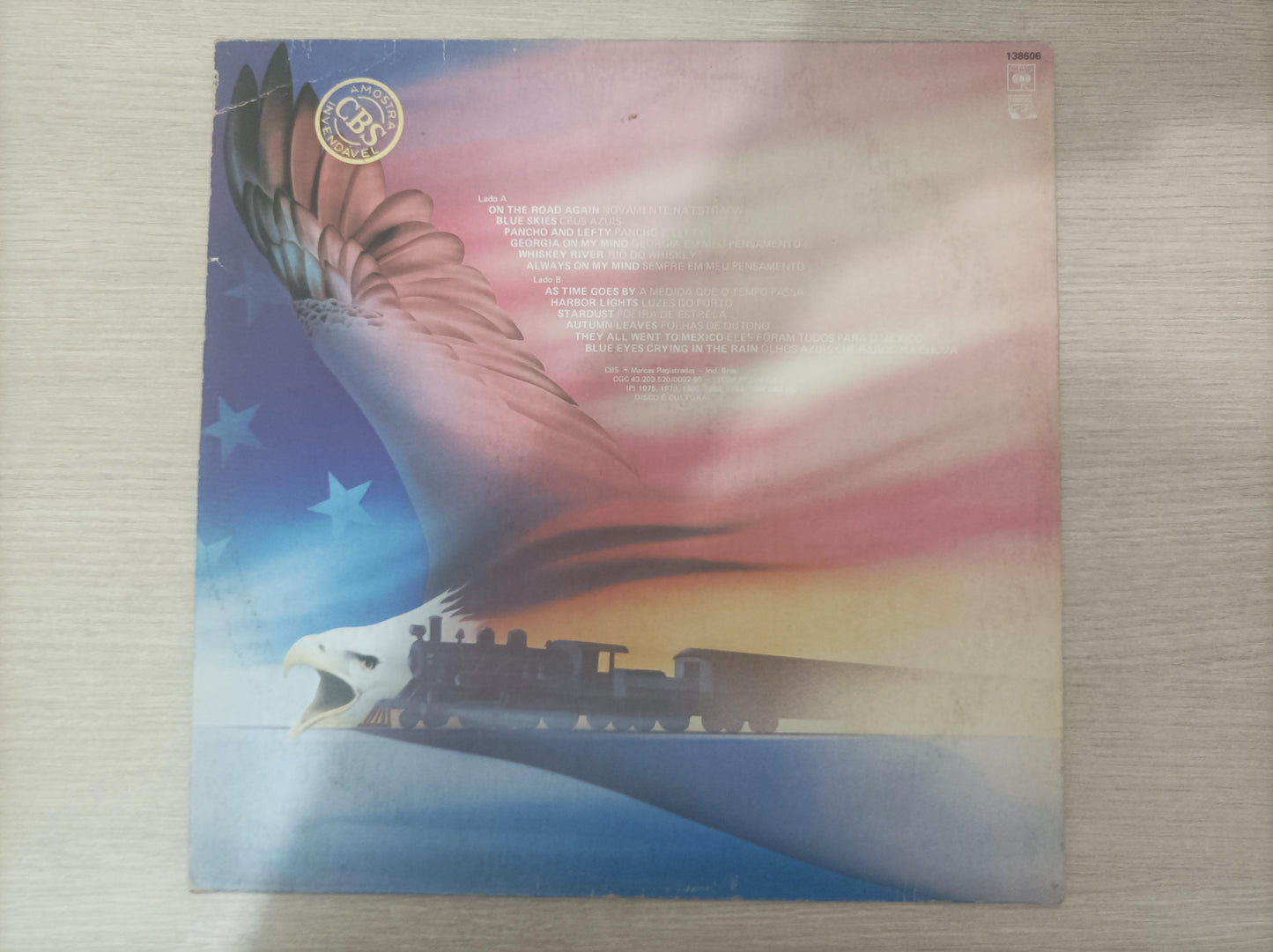 Lp Vinil Willie Nelson A Lenda Americana Com Encarte