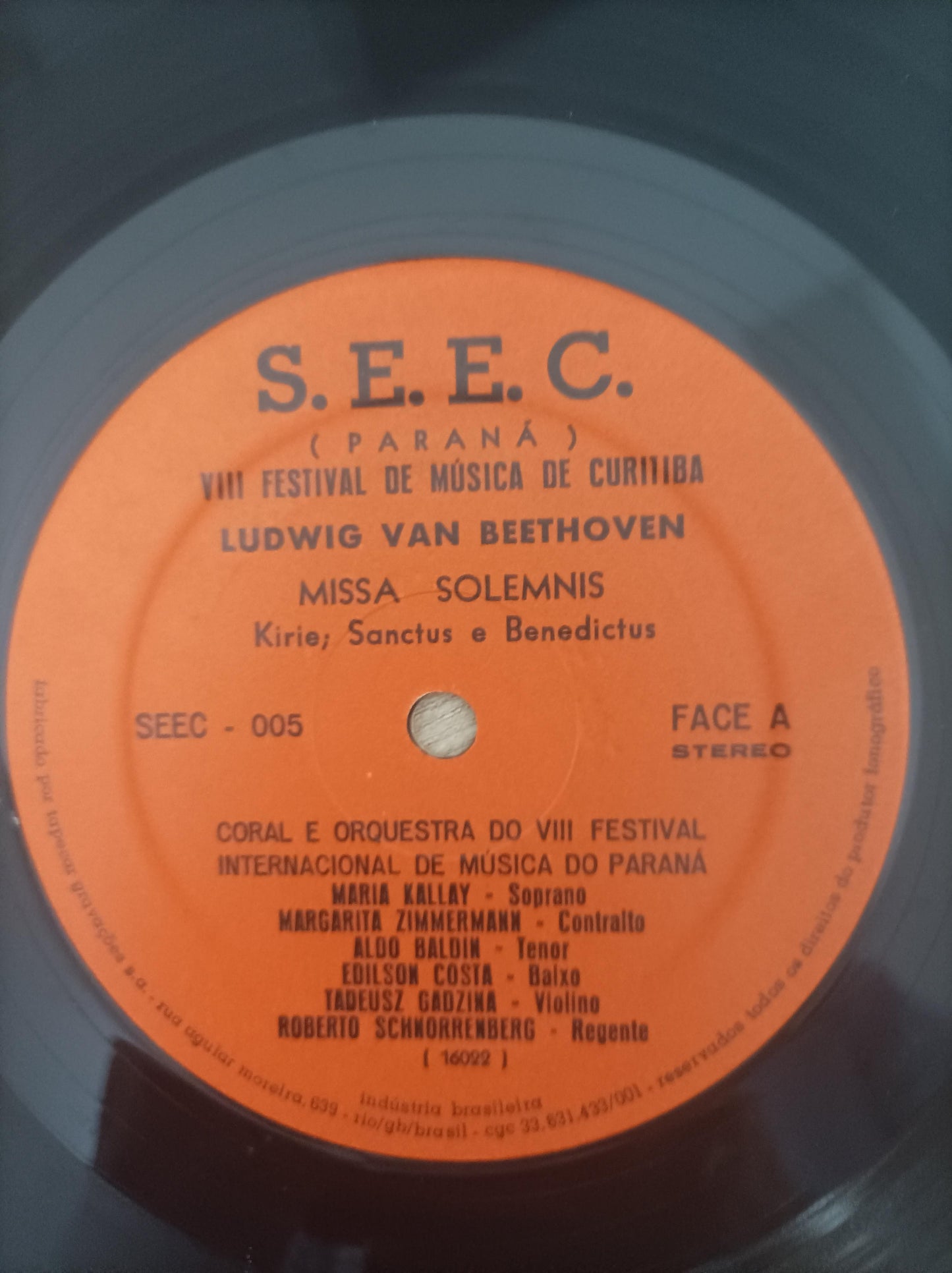 Lp Vinil 8º Festival de Música De Curitiba Quádruplo