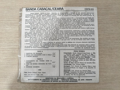 Compacto Vinil Folclore Brasileiro 23 Banda Cabaçal / Ceará