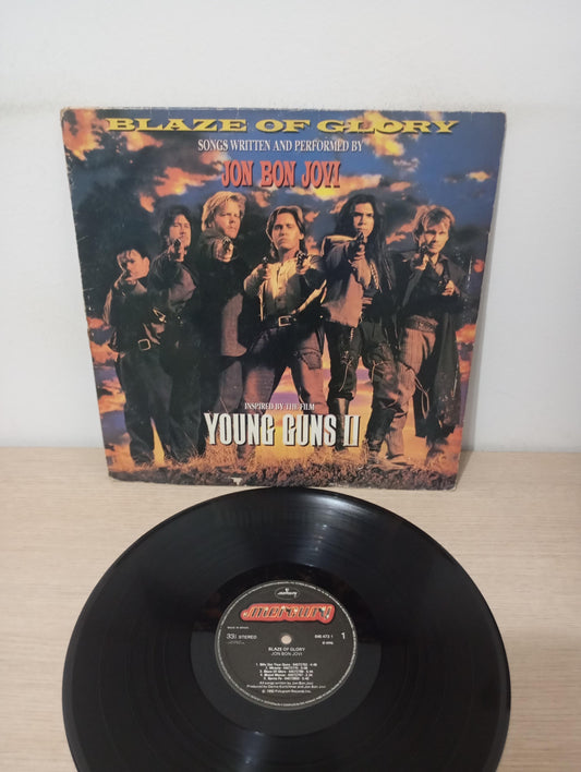 Lp Vinil Jon Bon Jovi Blaze Of Glory Com Encarte