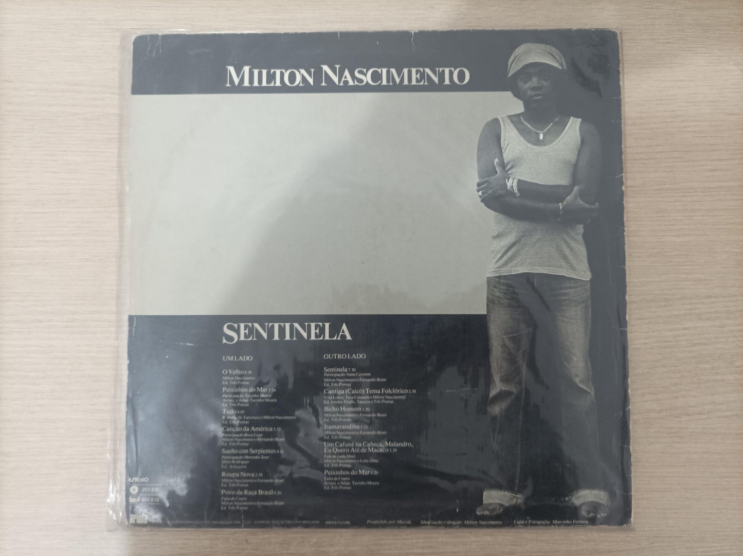 Lp Vinil Milton Nascimento Sentinela Com Encarte