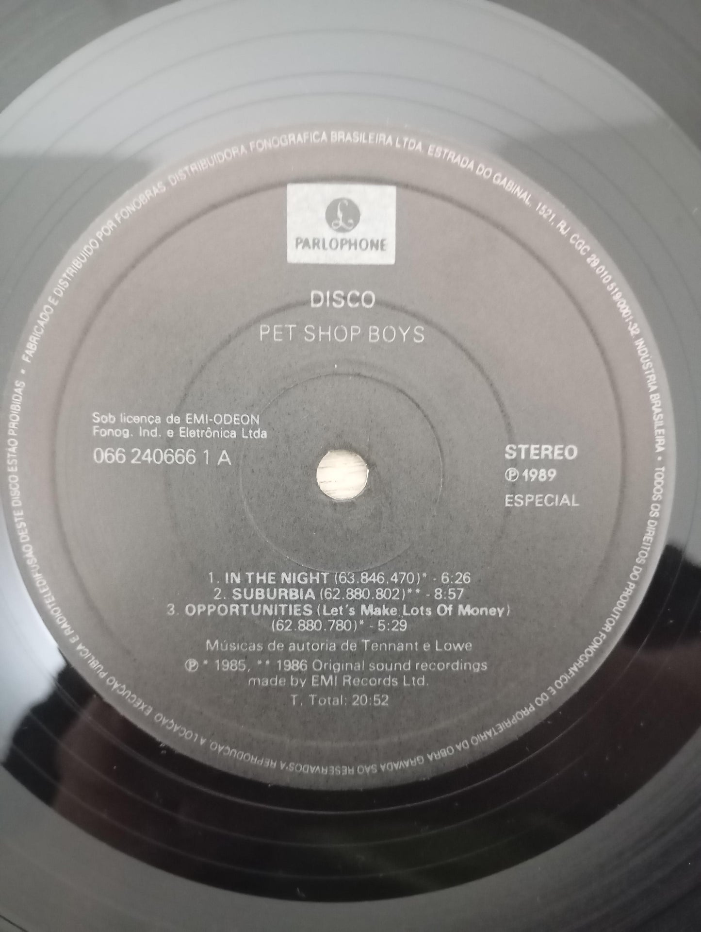 Disco Vinil Disco Pet Shop Boys Com Encarte A
