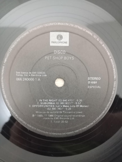 Disco Vinil Disco Pet Shop Boys Com Encarte A