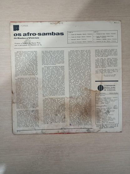 Lp Vinil Powell Vinicius Os Afro Sambas Original 1966, Leia