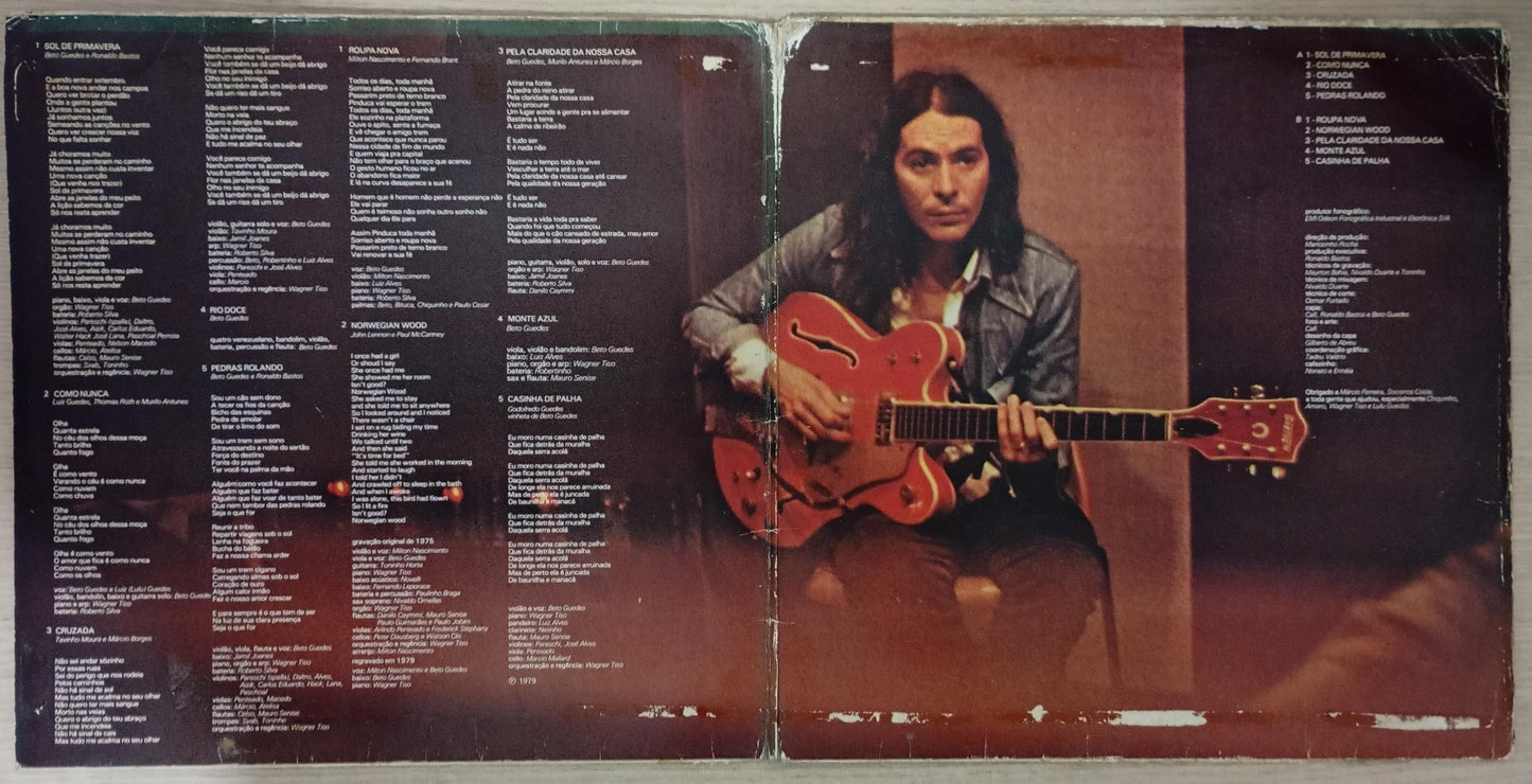 Lp Vinil Beto Guedes Sol De Primavera Capa Dupla