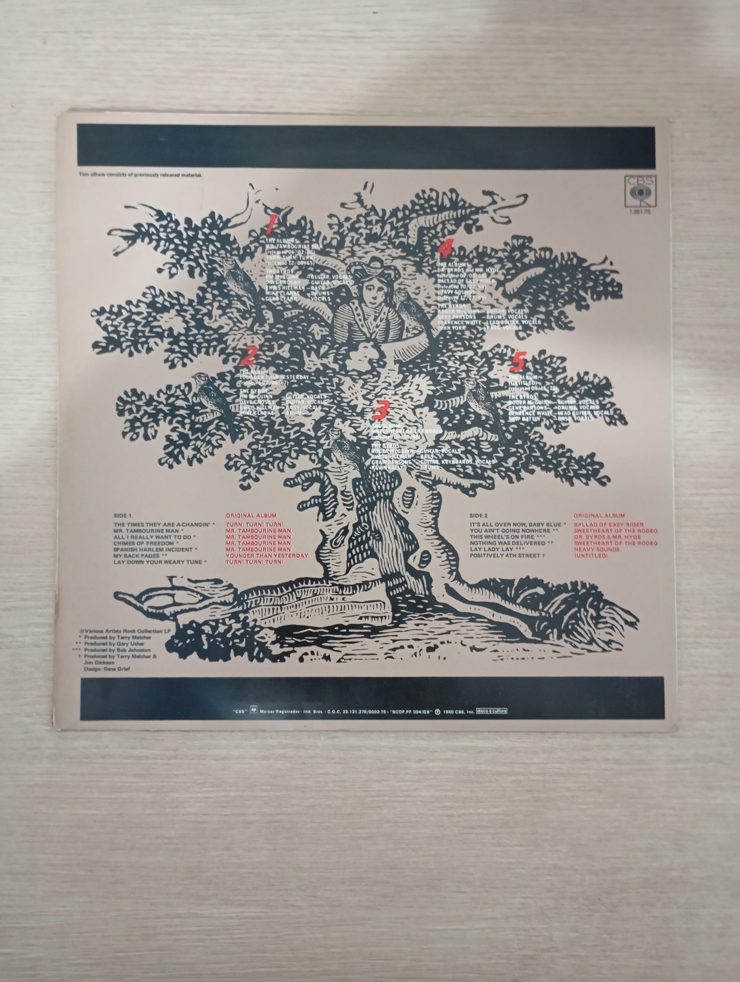 Lp Vinil The Byrds Play Bob Dylan