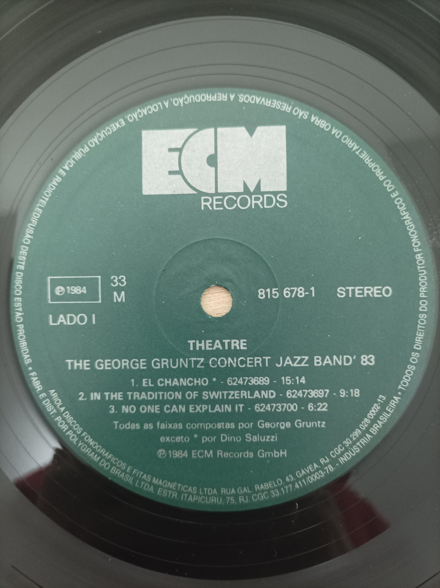 Lp Vinil The George Gruntz Concert Jazz Band Theatre