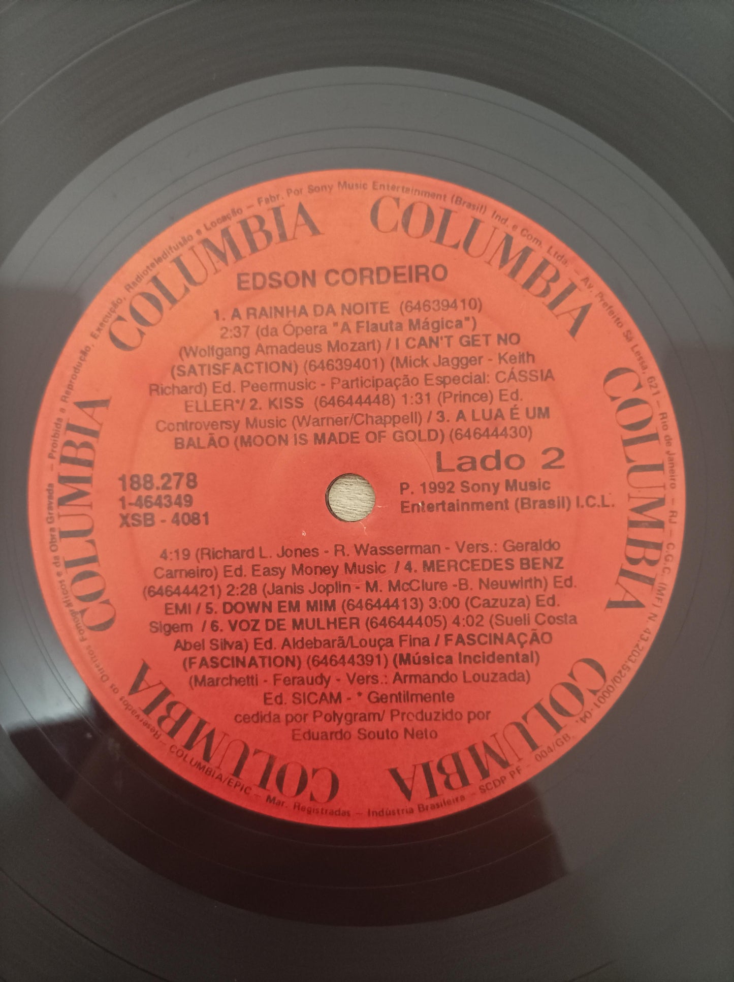 Lp Vinil Edson Cordeiro 1992