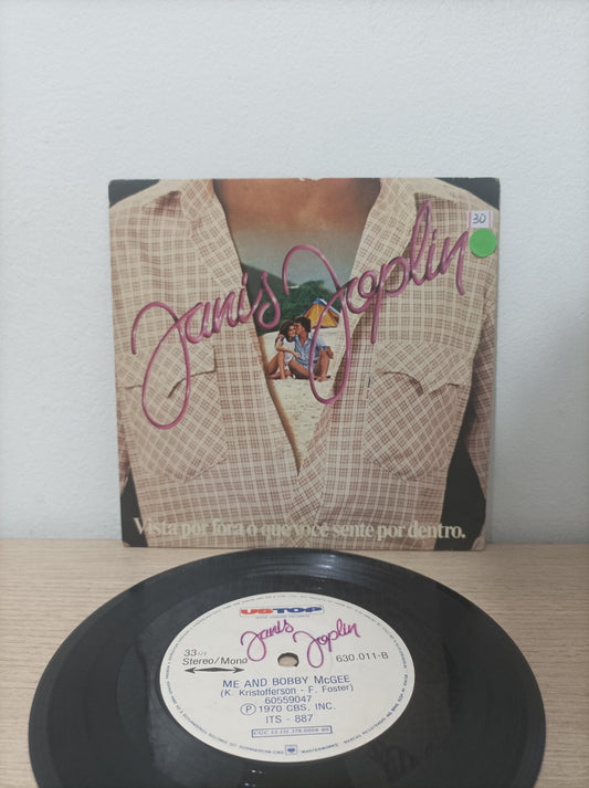 Compacto Vinil Vista fora que você sente dentro Janis Joplin A